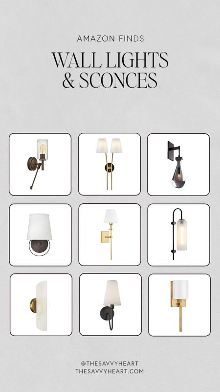 Contemporary, modern, transitional wall, light sconces from Amazon

#LTKhome