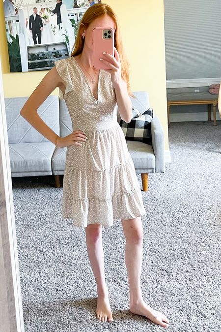 Wearing size xsmall in beige dress, fits tts with zipper on back. 

Walmart, target, old navy, tj maxx, under 50, under 25, daily deals, 5 stars, amazon finds, amazon deals, daily deals, deal of the day, dotd, polka dots, clothing sale, Sale alert, XS petite, petite hourglass, prime day deals, amazon dresses 

💕Follow for more daily deals, home decor, and style inspiration 💕

#LTKsalealert #LTKunder50 #LTKxPrimeDay