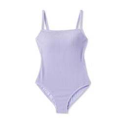 Women's Pucker Textured Square Neck One Piece Swimsuit - Kona Sol™ | Target