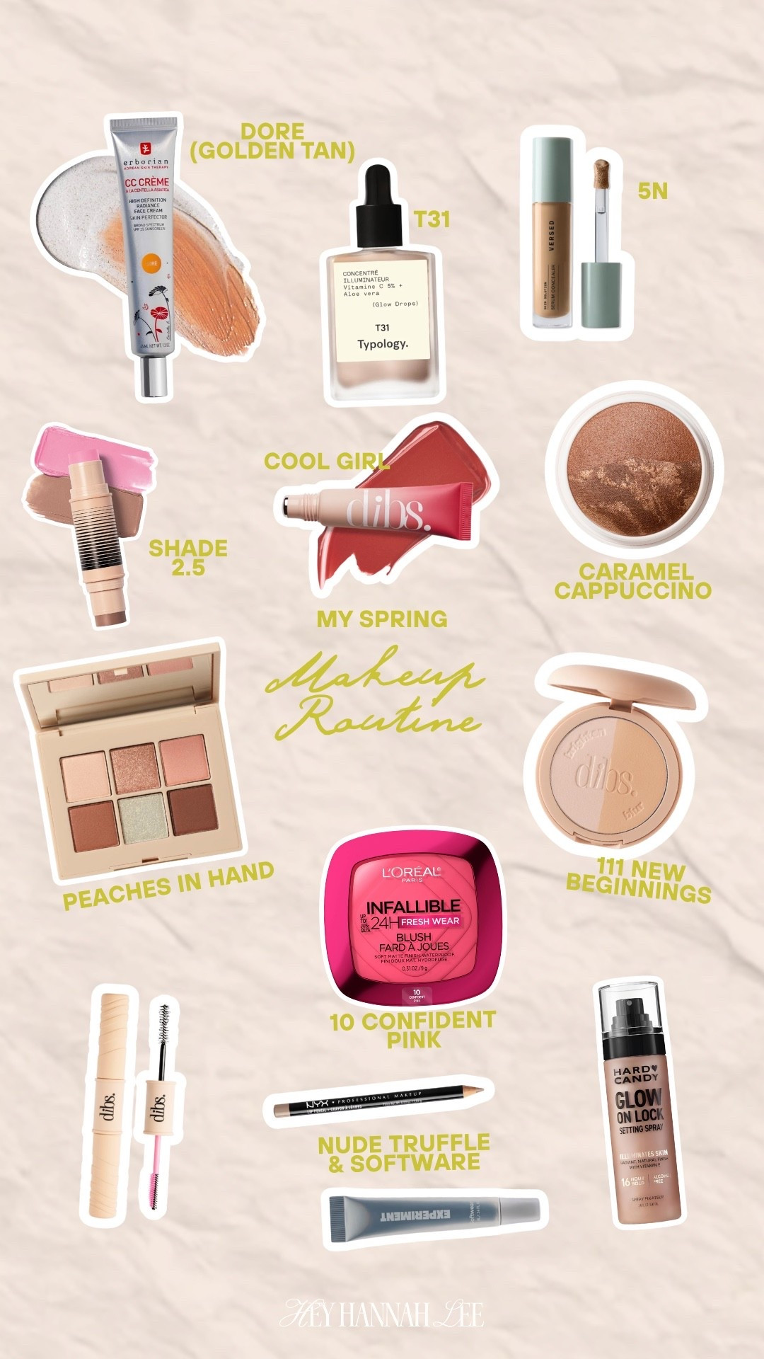 My spring makeup routine in all the shades that I wear! 🥰 Dibs code is HEYHANNAHLEE

makeup, dibs beauty, blush, bronzer, beauty 

#LTKgrwm #LTKBeauty #LTKSaleAlert