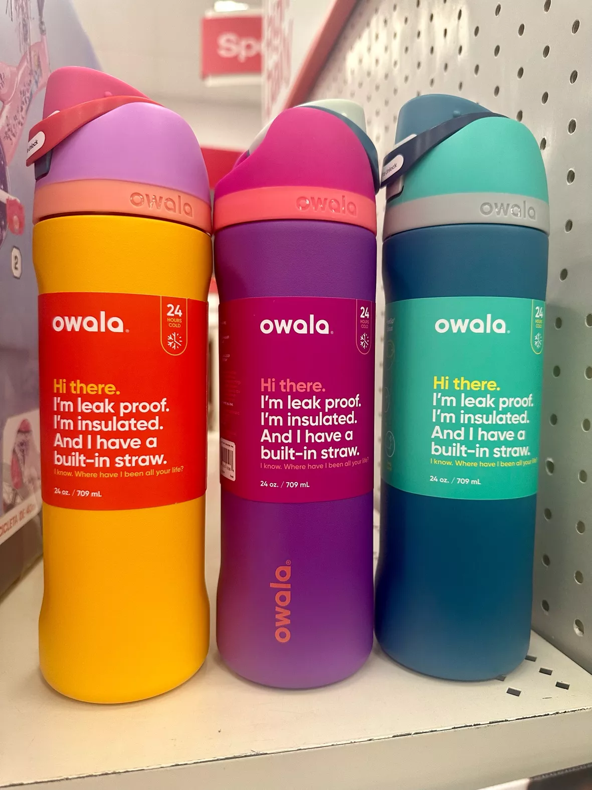 24 oz Owala Freesip Stainless Thermal Bottles