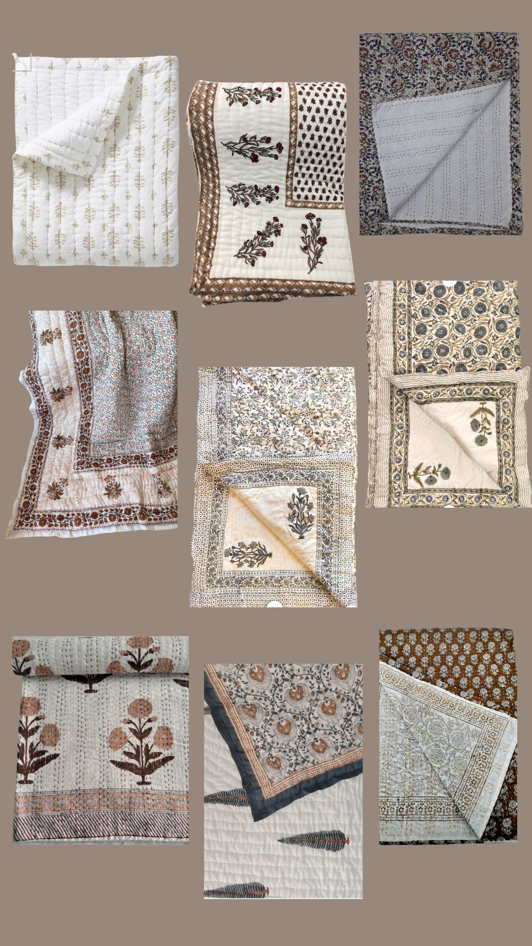 Etsy Kantha quilts. Layered bedding. Quilts for bedrooms. Girls bedding. Vintage look. One of a kind finds. Linen floral stripes block print  

#LTKWatchNow #LTKStyleTip #LTKHome