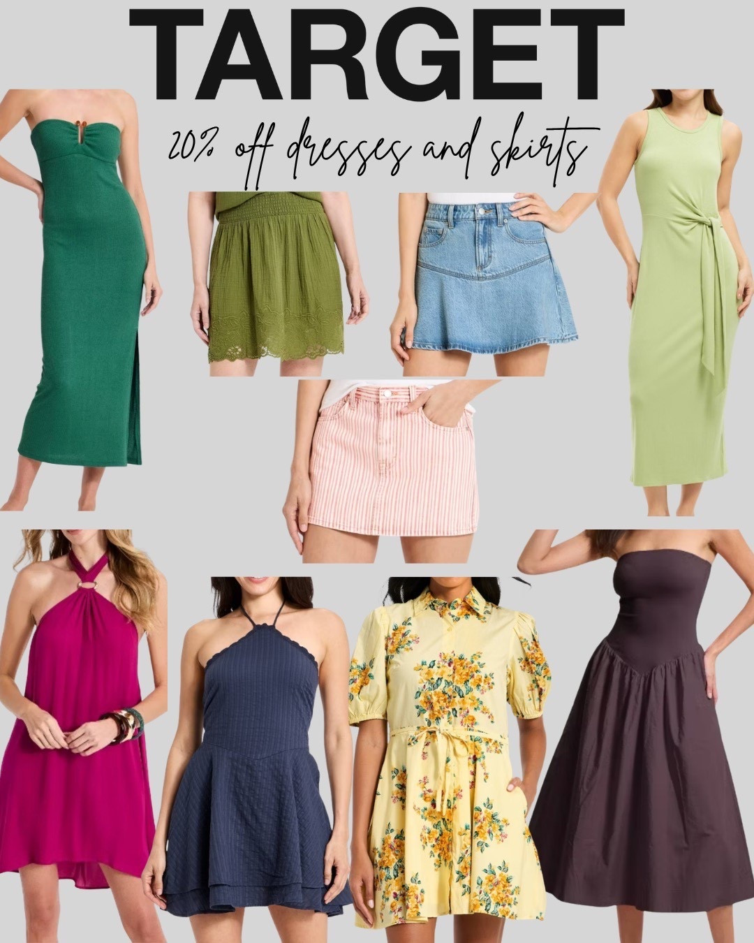 20% OFF dresses & skirts at @Target ?! say LESS 💸
The cutest spring/summer pieces are on sale and you already know these will sell out fast 👀
Linked all my faves before they’re gone!!

#LTKTarget #LTKsale 

#LTKootd #LTKmomlife #LTKgrwm