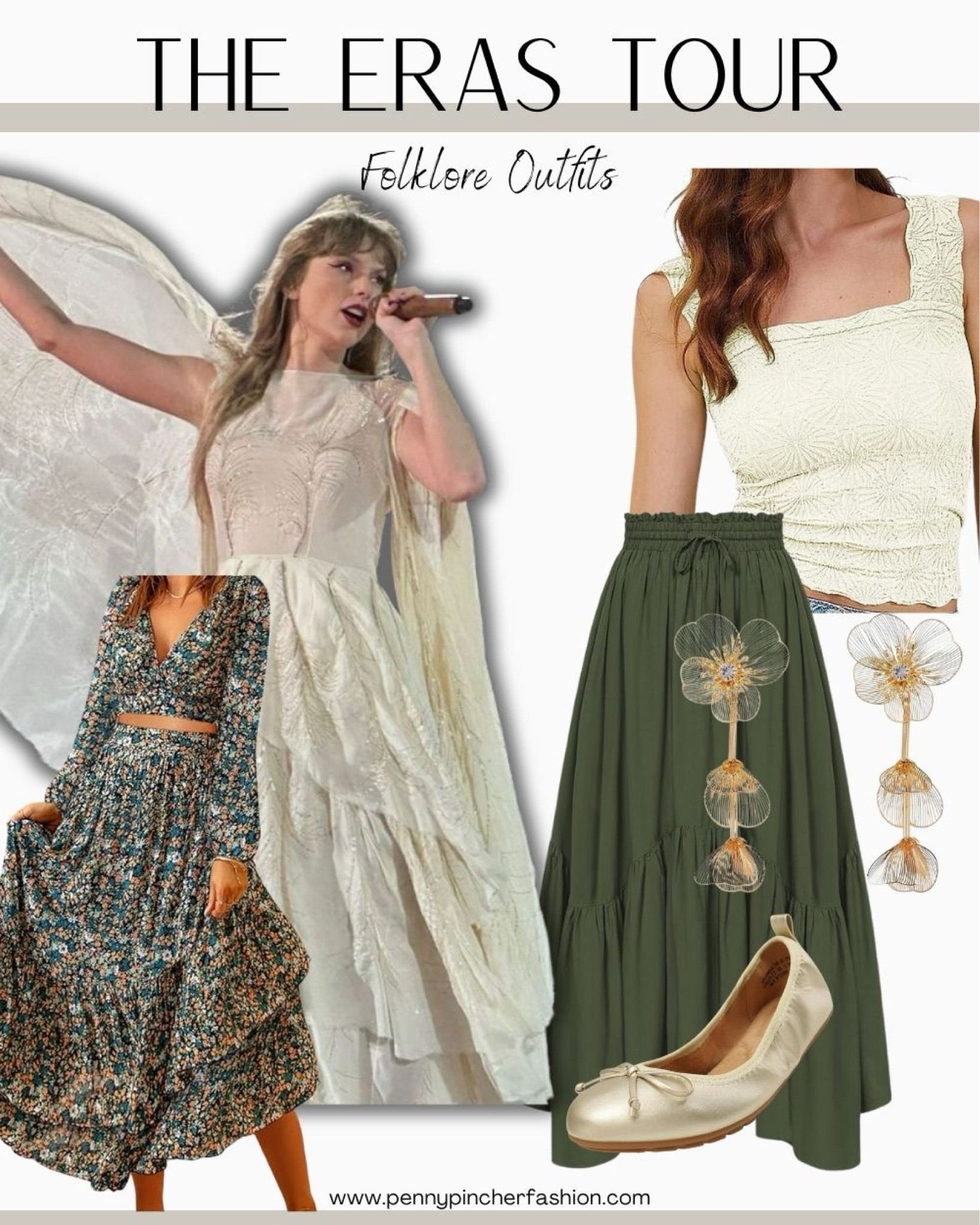 Folklore style. 
Taylor swift outfit ideas for the Eras tour. 
The Eras Tour movie outfits
Taylor Swift concert outfits
2024 Taylor swift concert style
Taylor swift outfits 
The Eras outfit Ideas
Folklore vibes
Folklore concert aesthetic

#LTKfindsunder50 #LTKfindsunder100 #LTKstyletip