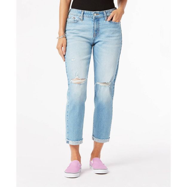 DENIZEN® from Levi's® Women's Mid-Rise Cropped Boyfriend Jeans | Target