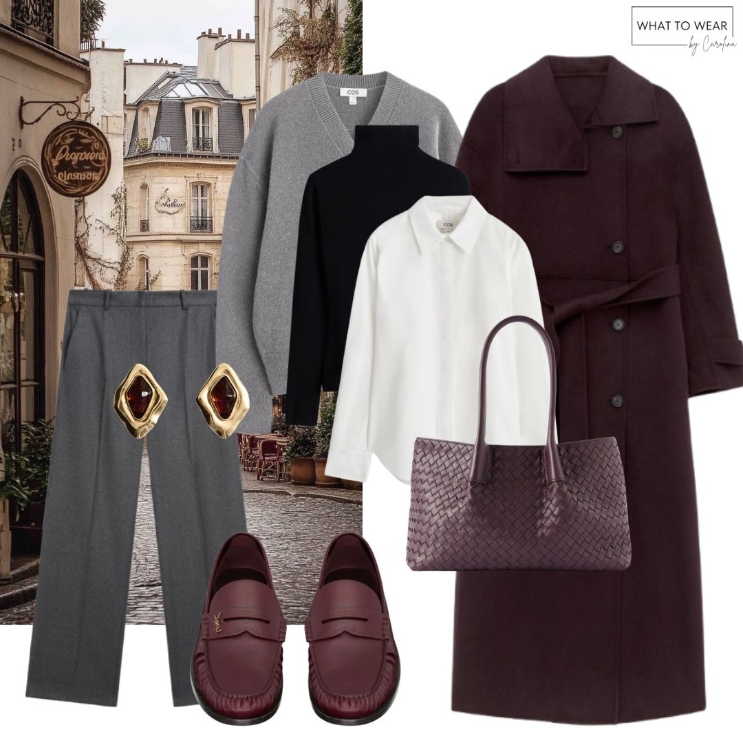 Burgundy coat inspo 
#coat #winteroutfit

#LTKootd #LTKGiftGuide #LTKHoliday