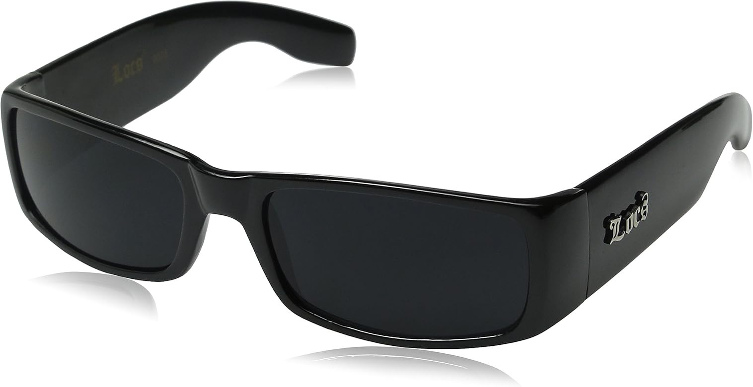 Locs Sunglasses Hardcore Black 0103 | Amazon (US)