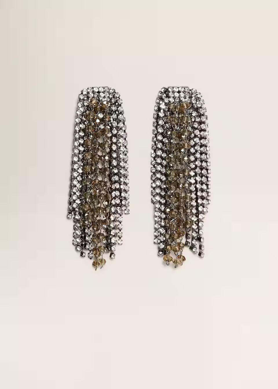 Ohrringe mit strass und kristallen - Damen | MANGO (DE)