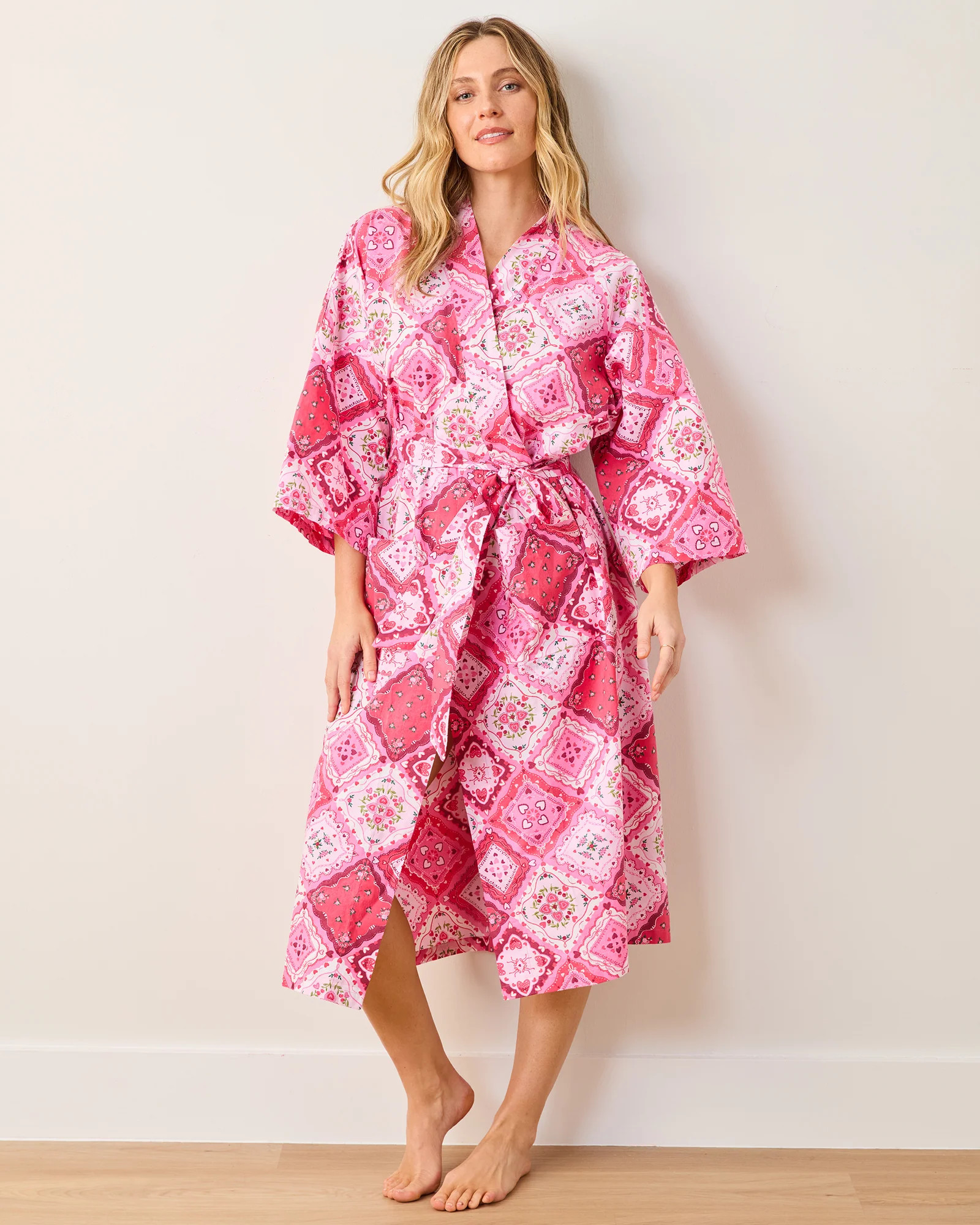 Vintage Valentine - Robe - Mailbox Pink | Printfresh