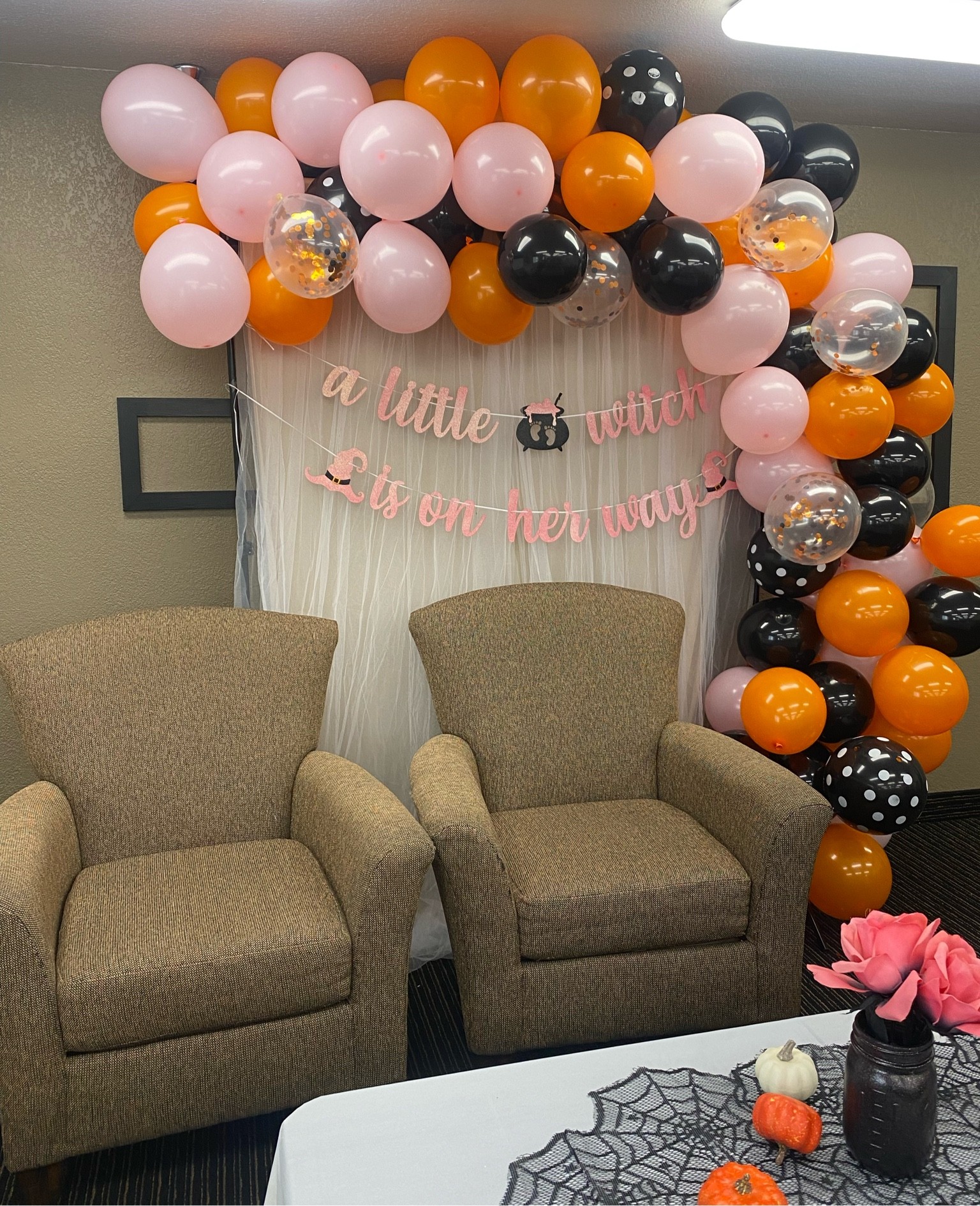 Halloween baby shower! A little witch is on her way. 

#LTKHalloween #LTKbaby #LTKfamily