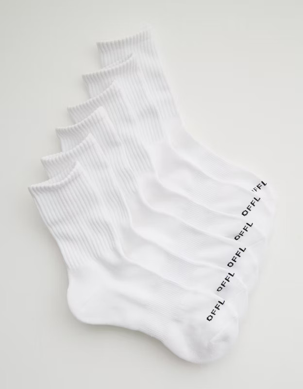 OFFLINE By Aerie Crew Sock 3-Pack | Aerie