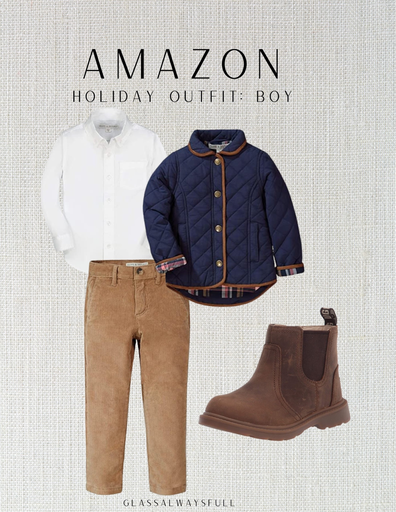 Amazon holiday outfit: boy. Winter boy outfit, boys corduroy pants, boys boots, preppy boy outfit, Toddler boy outfit, fall family photos, Christmas photos, winter kids outfit. Callie Glass 

#LTKSeasonal #LTKkids #LTKHoliday