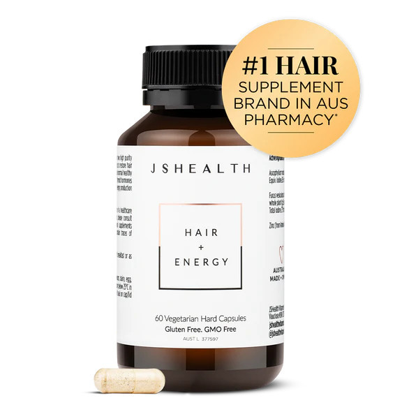 Hair + Energy Formula - 60 Capsules | JS Health (UK & US)
