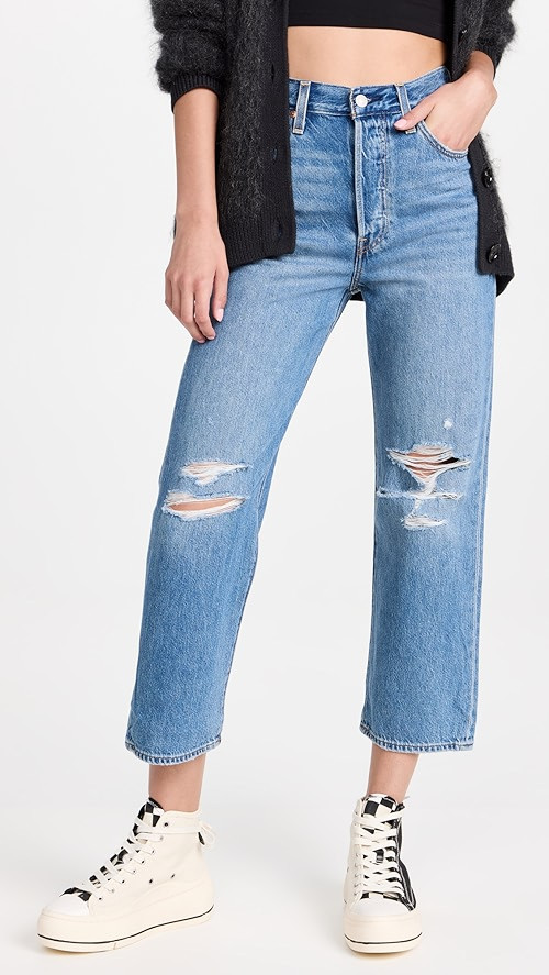 Levi's Ribcage Straight Ankle Jeans | SHOPBOP | Shopbop