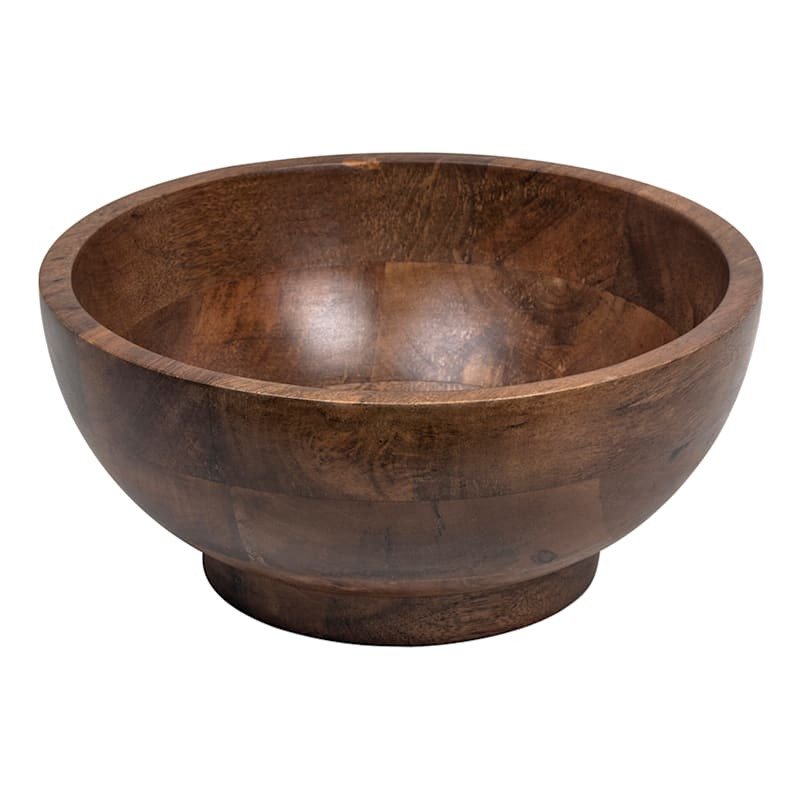 Mango Wood Decorative Bowl, 10" | At Home