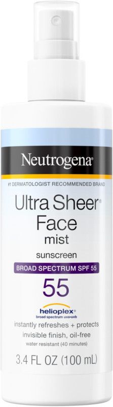 Neutrogena Ultra Sheer Face Mist Sunscreen SPF 55 | Ulta Beauty | Ulta
