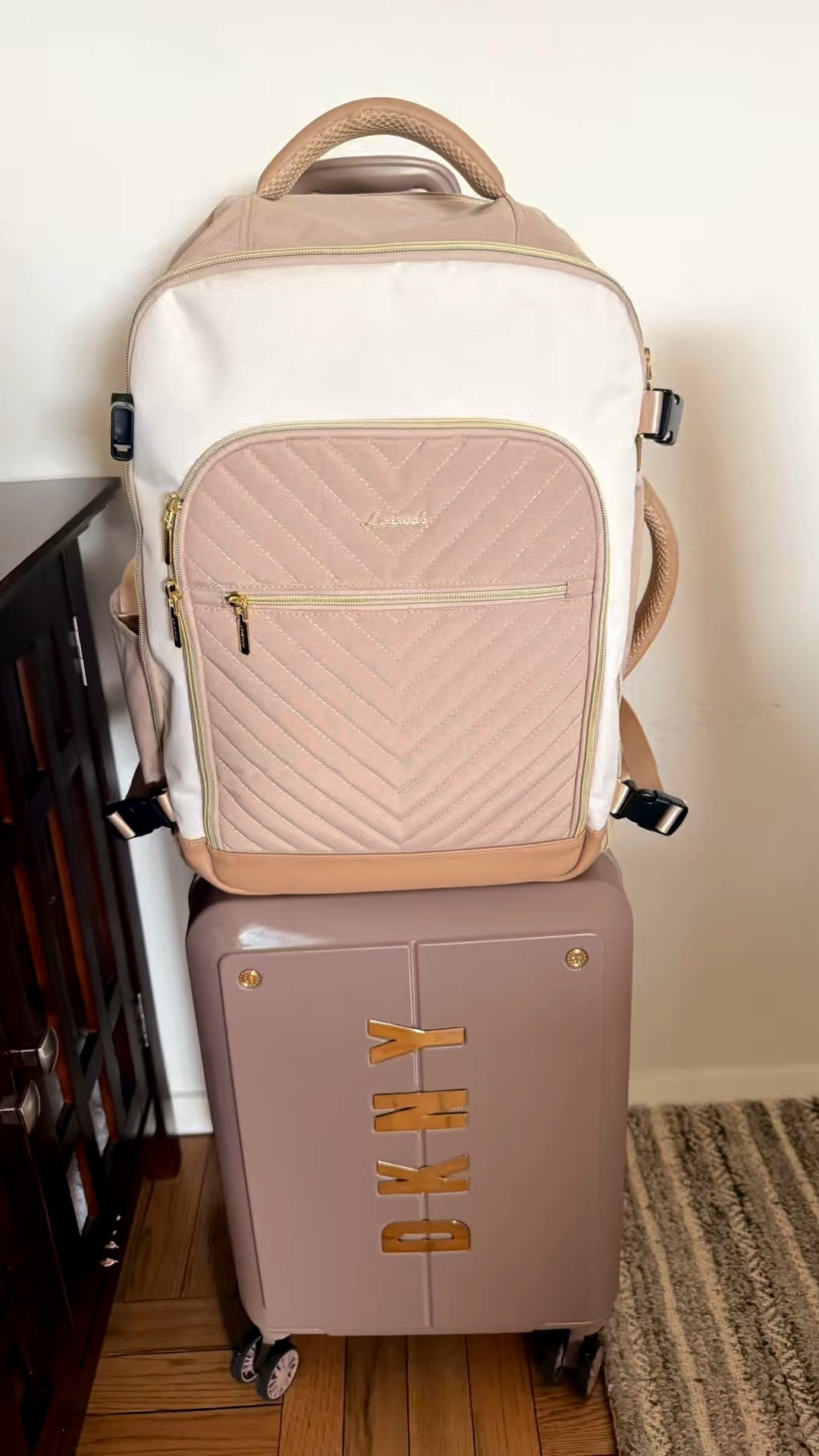 The travel backpack I actually use it’s under $50, durable enough for multiple trips, and fits perfectly under the airline seat.

Amazon finds, travel backpack under $50, weekend trip packing, Amazon 
