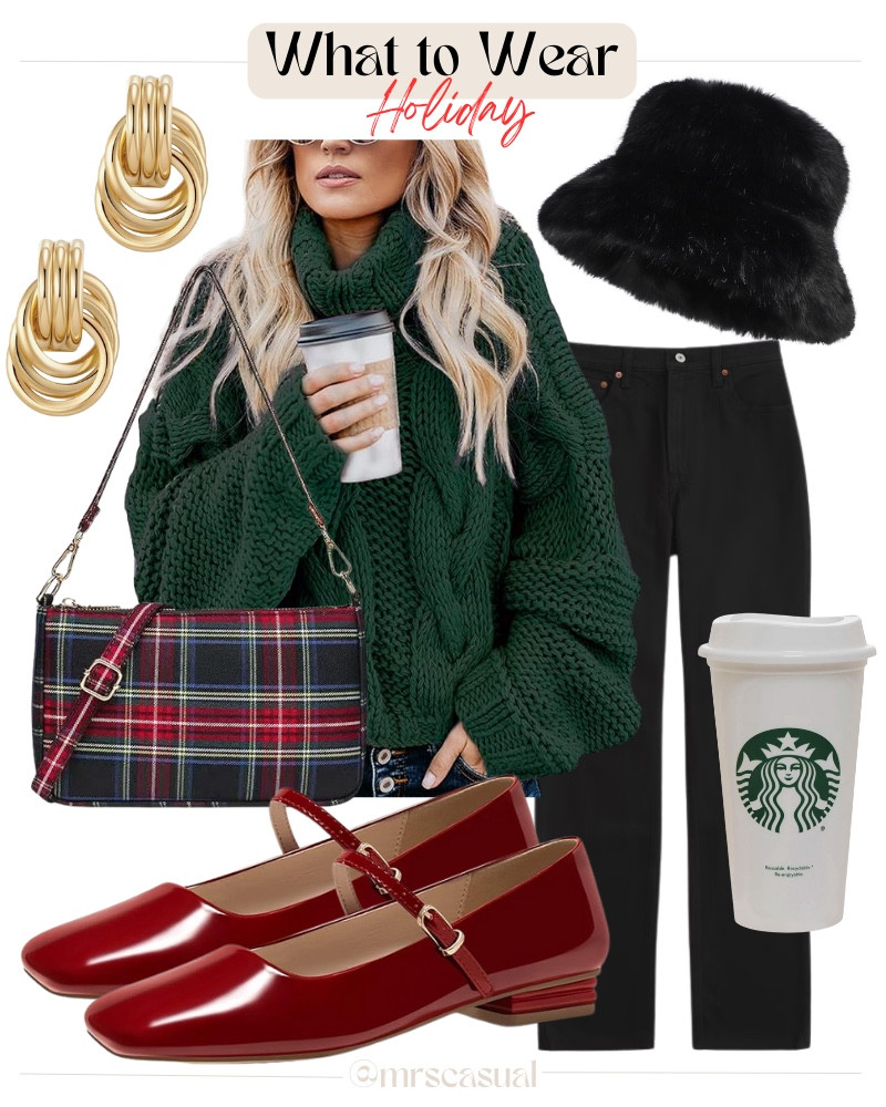 Festive without trying too hard — this is my favorite holiday color combo ❤️💚 🔗⬇️

#LTKSeasonal #LTKHoliday #LTKOver40