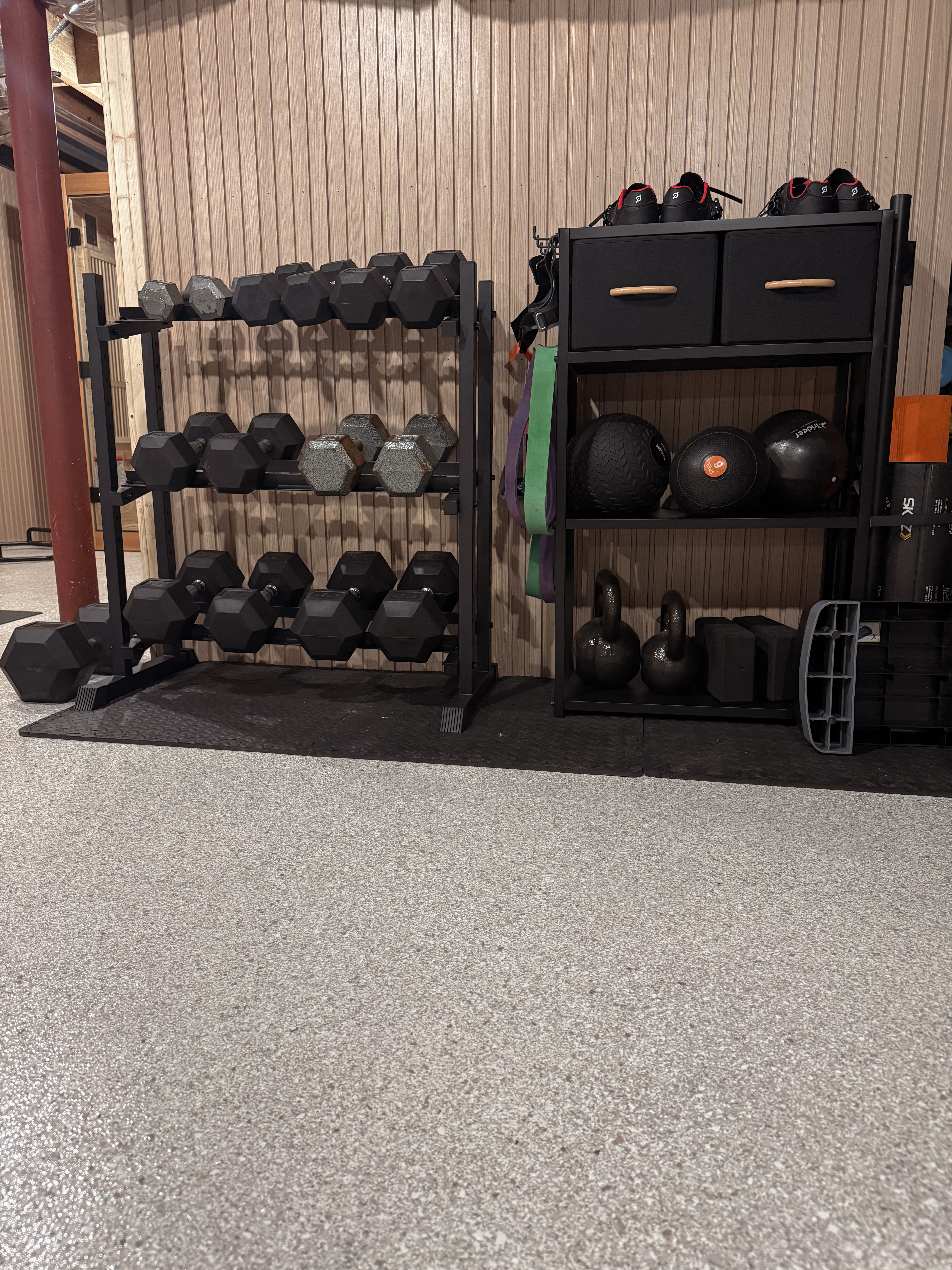 new additions to the home gym - LOVE 

 #LTKfitnessgoals #LTKmorningroutine #LTKActive
