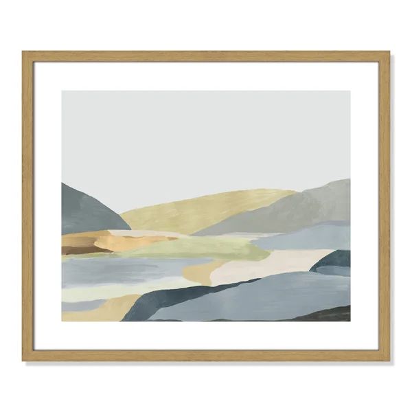 Warm Hills II - Picture Frame Painting Print on Paper | Wayfair North America