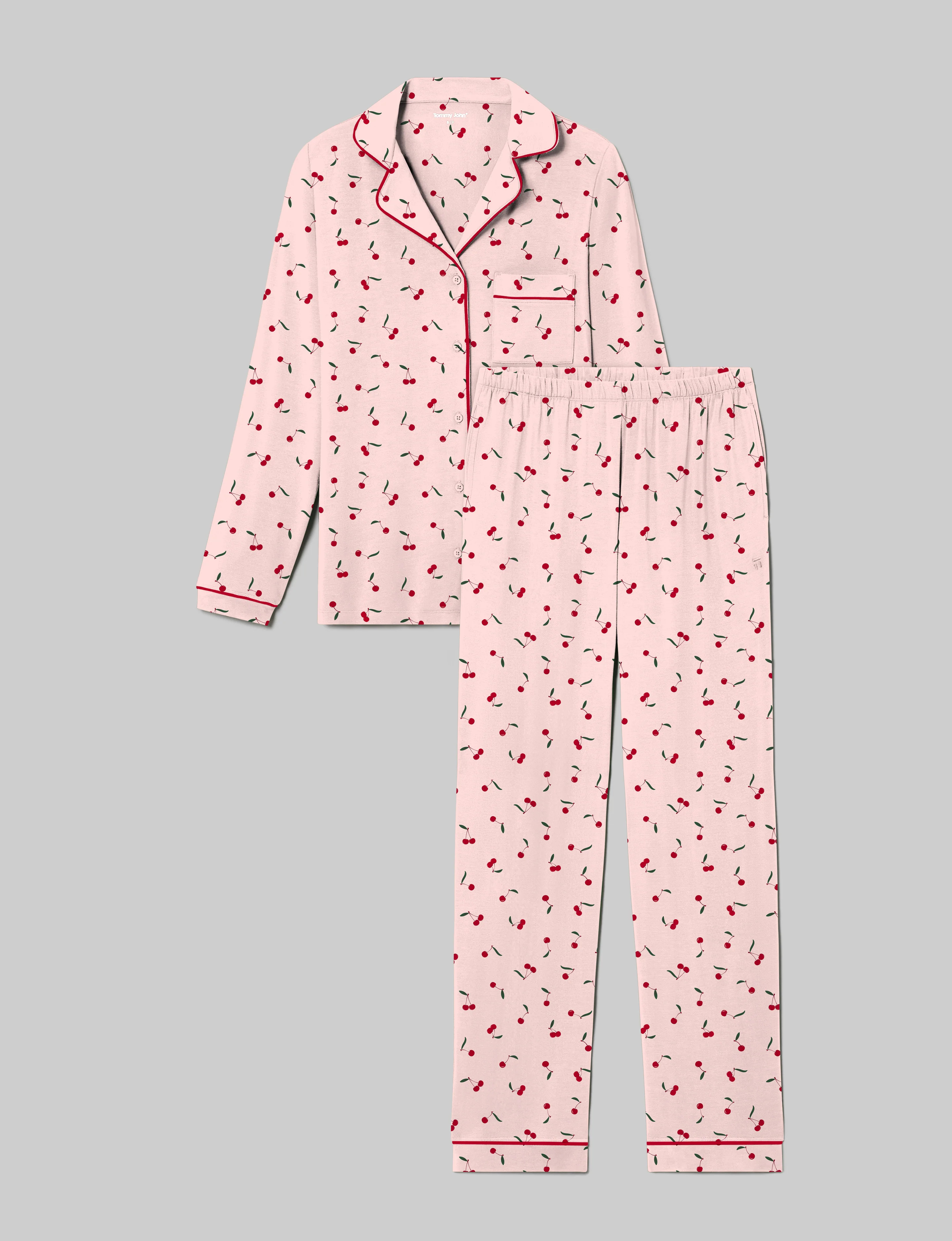 Women's Downtime Long Sleeve Pajama Top & Pant Set | Tommy John