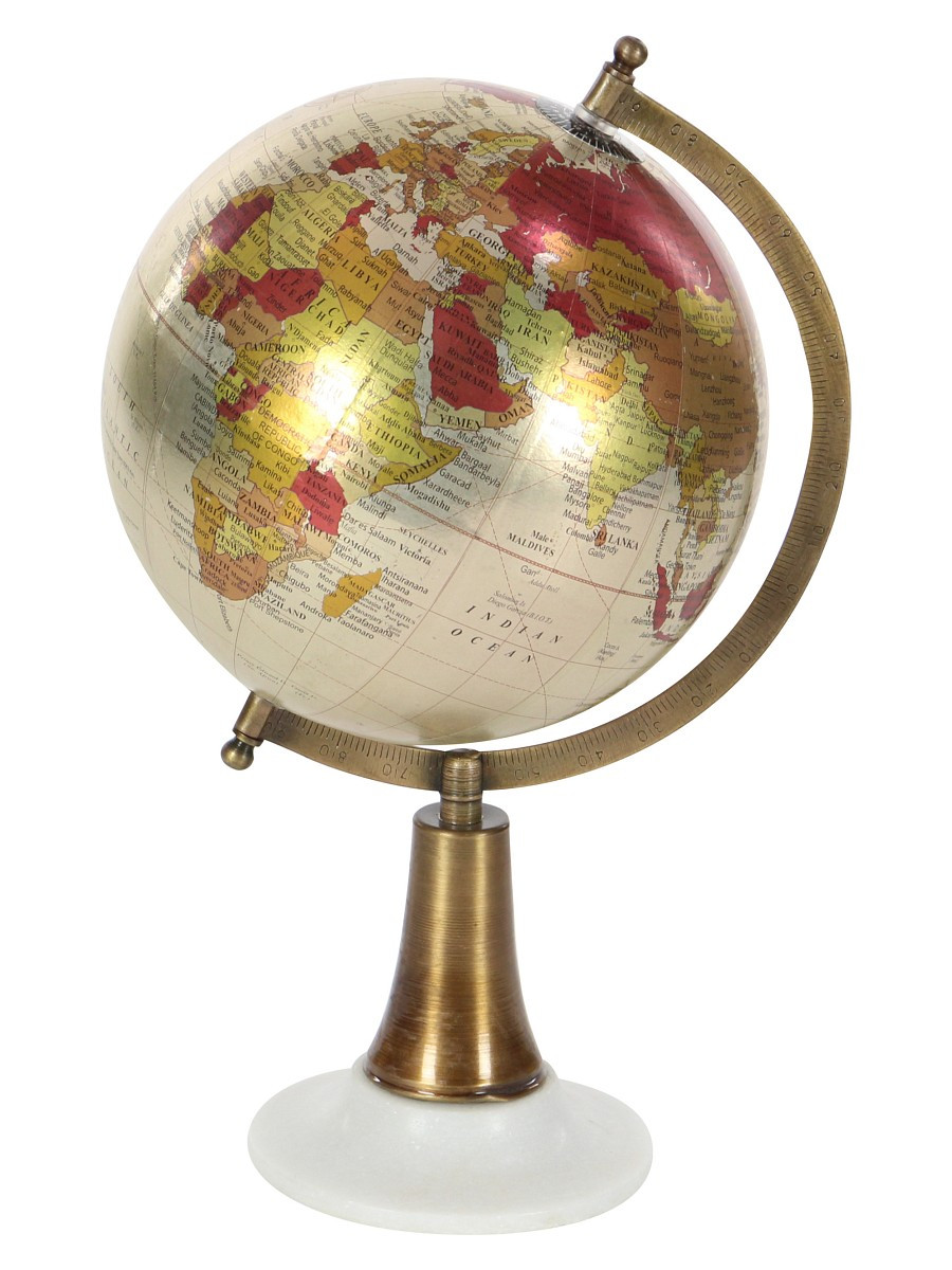 Primrose Valley Marble & Iron World Globe | Saks Fifth Avenue OFF 5TH