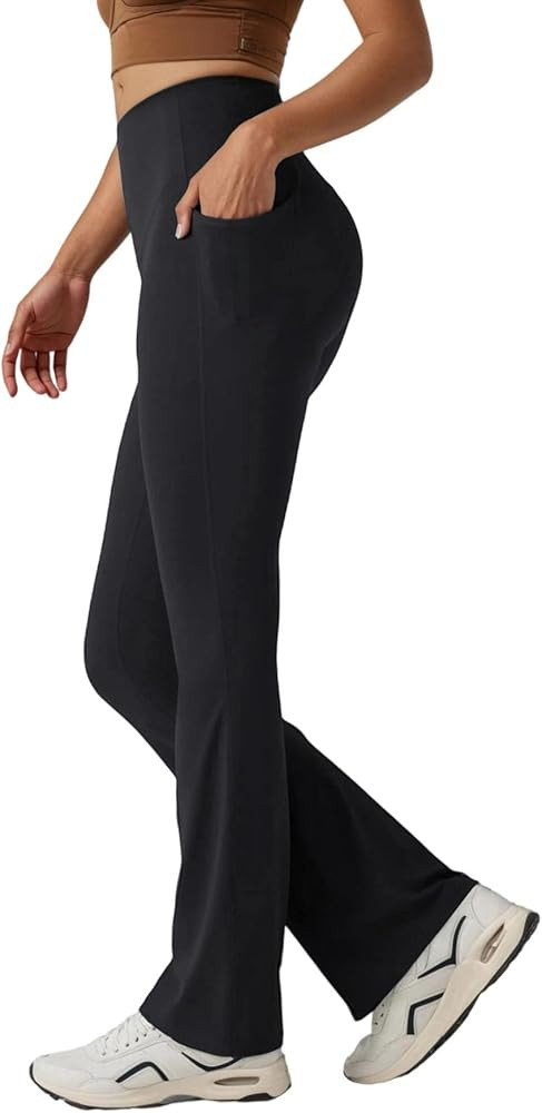 TOPYOGAS Women's Bootcut Yoga Pants High Waist Tummy Control Flare Leggings Workout Bottoms with ... | Amazon (US)