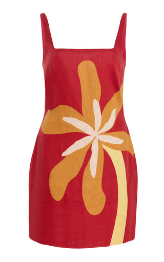 Siela Floral Linen Mini Dress | Moda Operandi (Global)