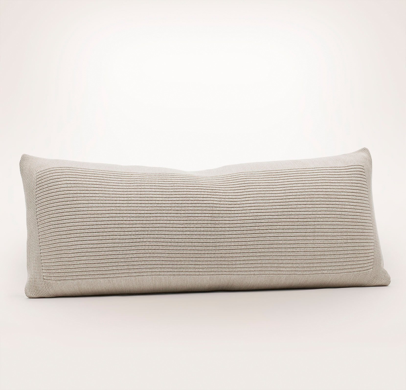 Ribbed Knit Pillow Cover (Lumbar) | Boll & Branch