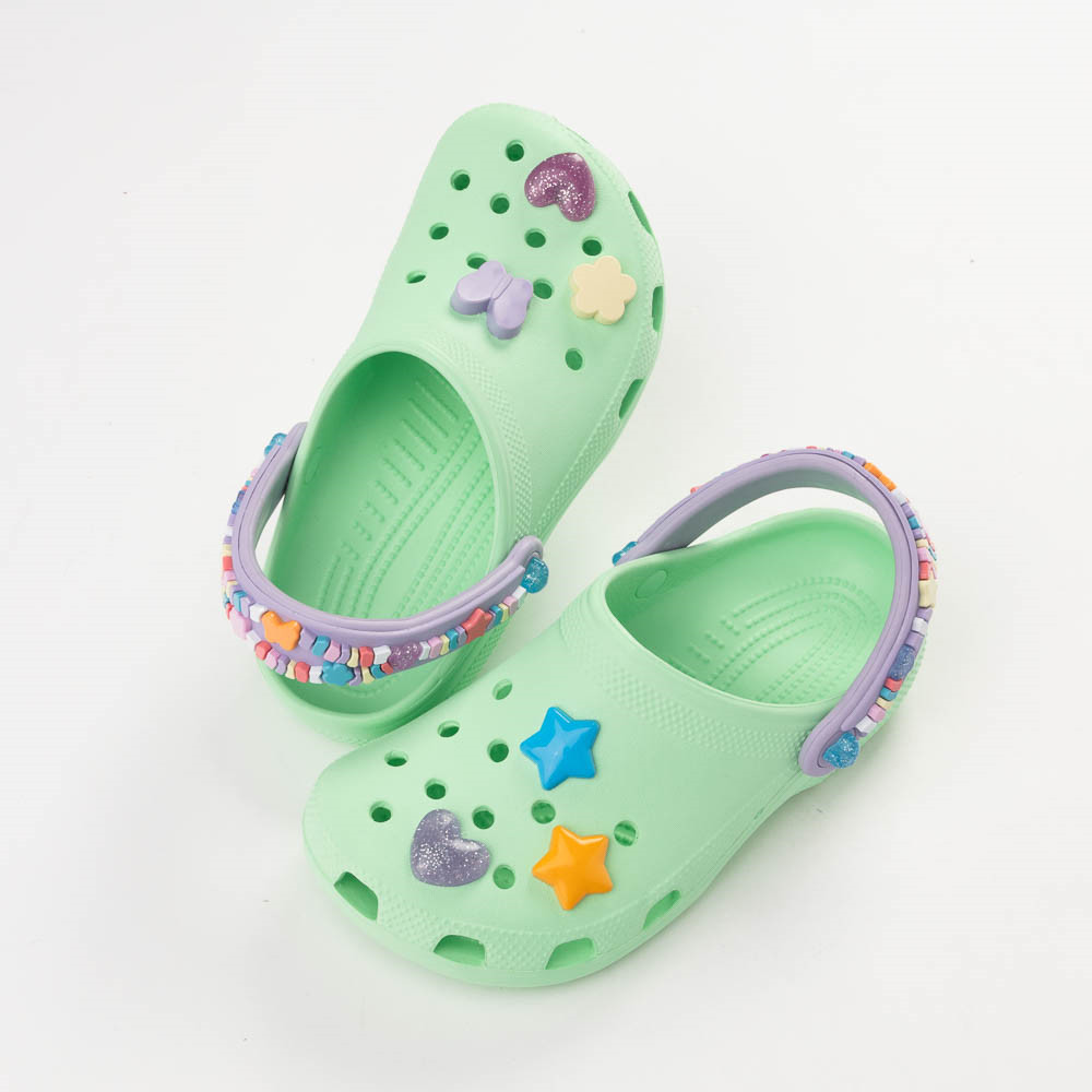 Crocs Classic Summer Camp Clog - Little Kid / Big Kid - Neo Mint | Journeys