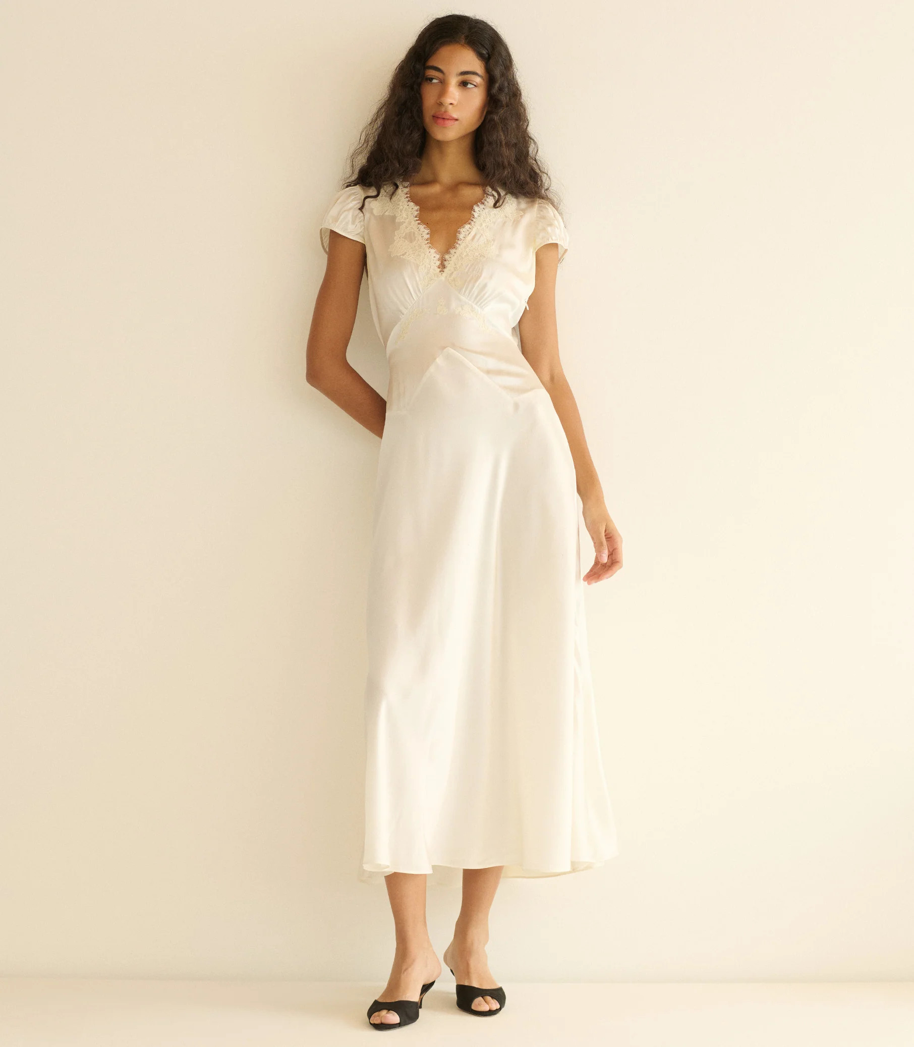 Coraline Dress - Salt | DÔEN | DOEN