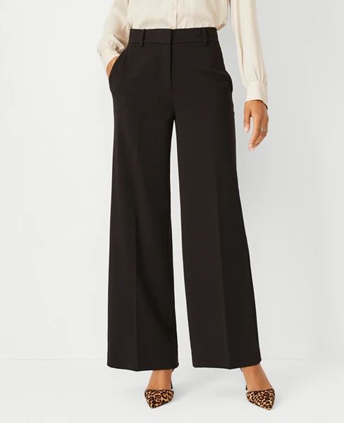 The High Waist Wide Leg Pant | Ann Taylor (US)