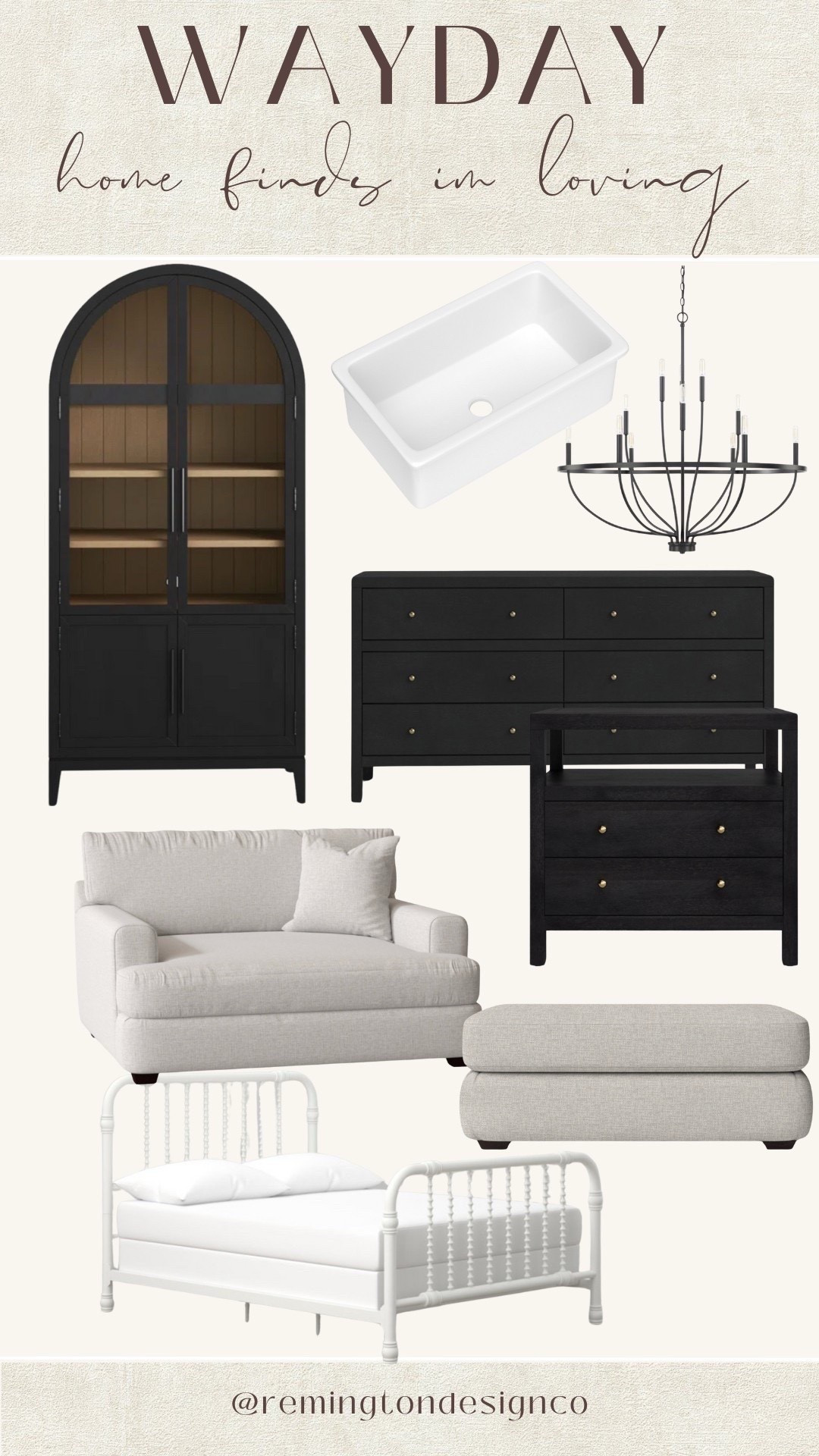 Way day favorite finds! 

Arched cabinet 
Bedroom furniture 
Kids bed 

#LTKStyleTip 

