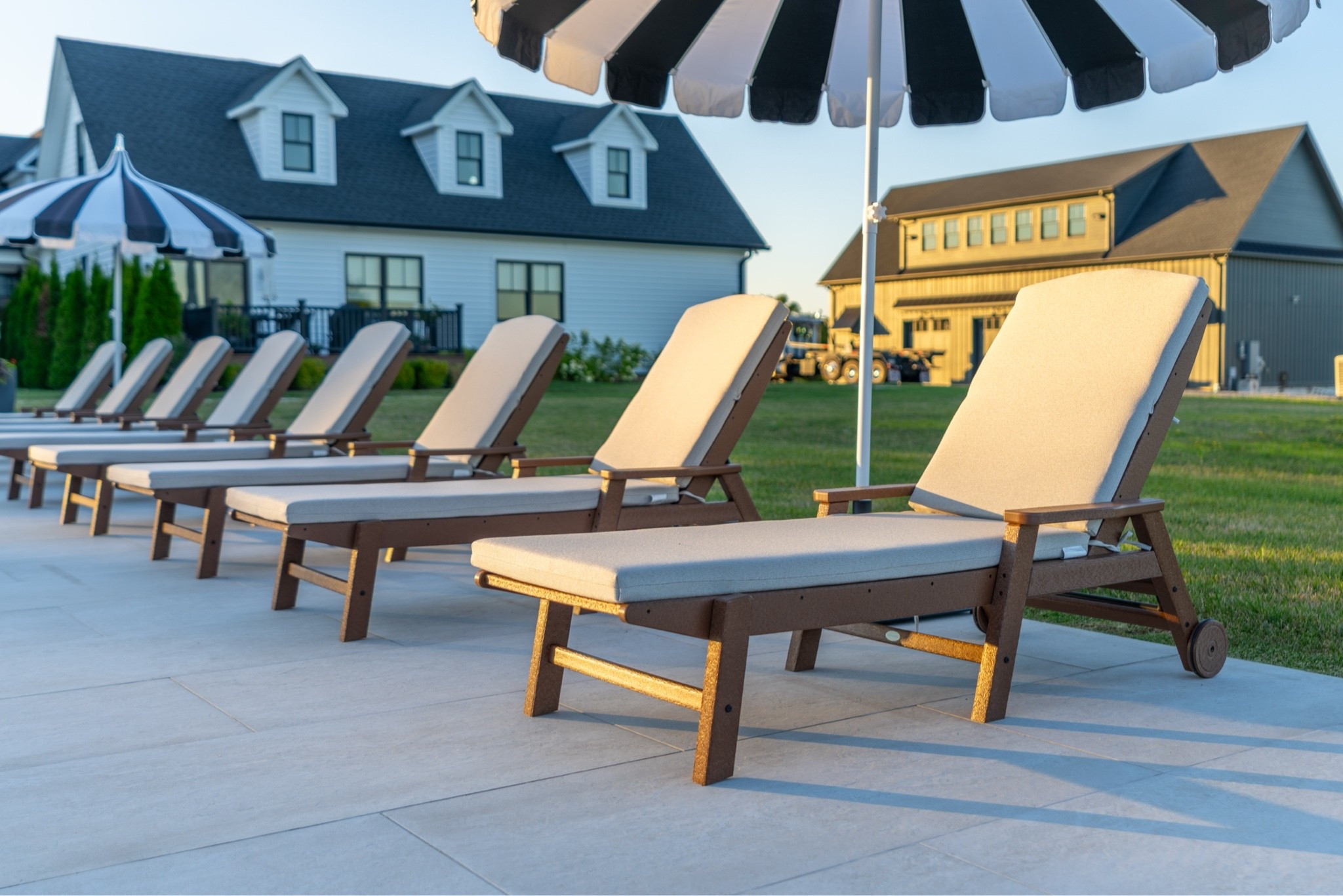 I will never stop swooning over these resort style chairs. Fade resistant and made to handle all weather. @POLYWOOD

#LTKHome #LTKSeasonal