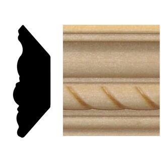 13/16 in. x 2-11/32 in. Hardwood Crown Moulding | The Home Depot