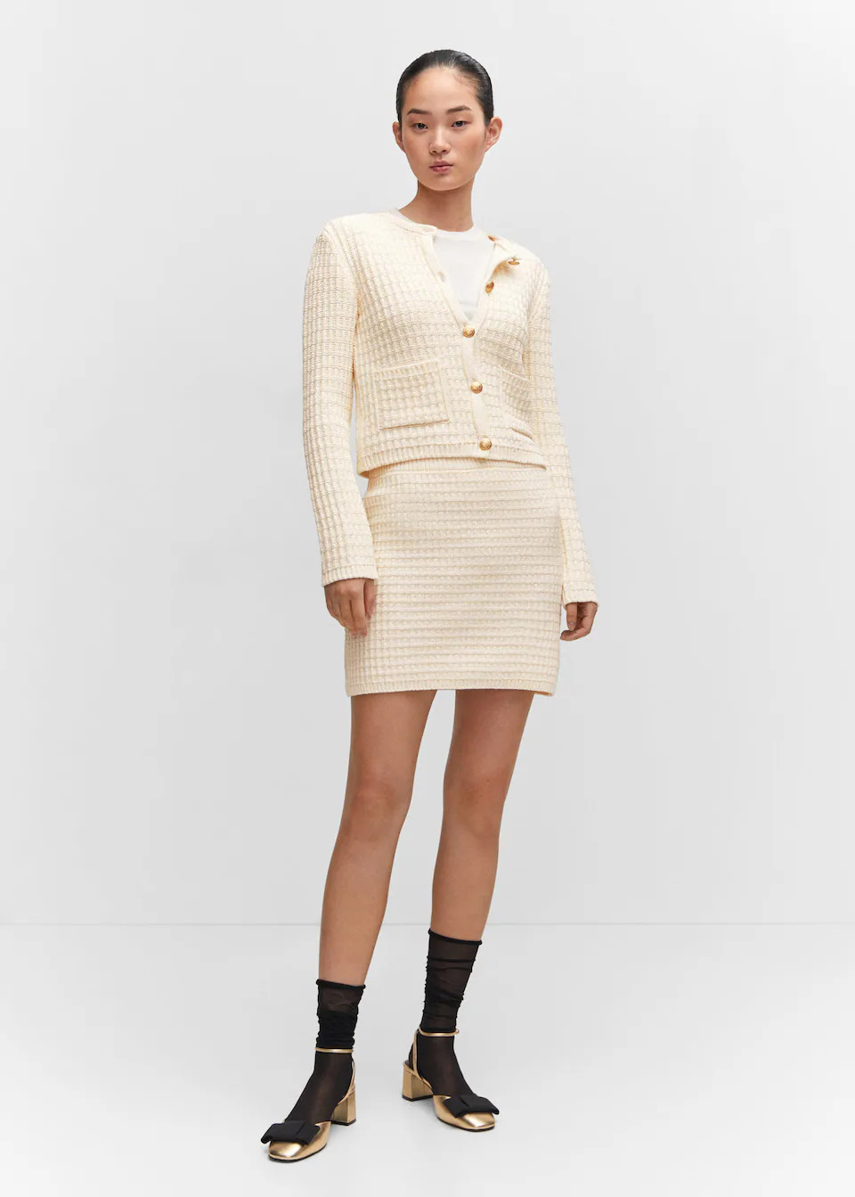 Pocket knit cardigan -  Women | Mango USA | MANGO (US)