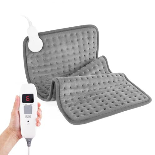 Heating Pad for Back Pain Relief,12x24inch Portable Heating Pad Electric for Period Cramps,Neck,Shoulders,Animal,Auto Shut Off,Thankgiving Christmas Birthday Gift Heat Pads for Women Mom Wife | Amazon (US)