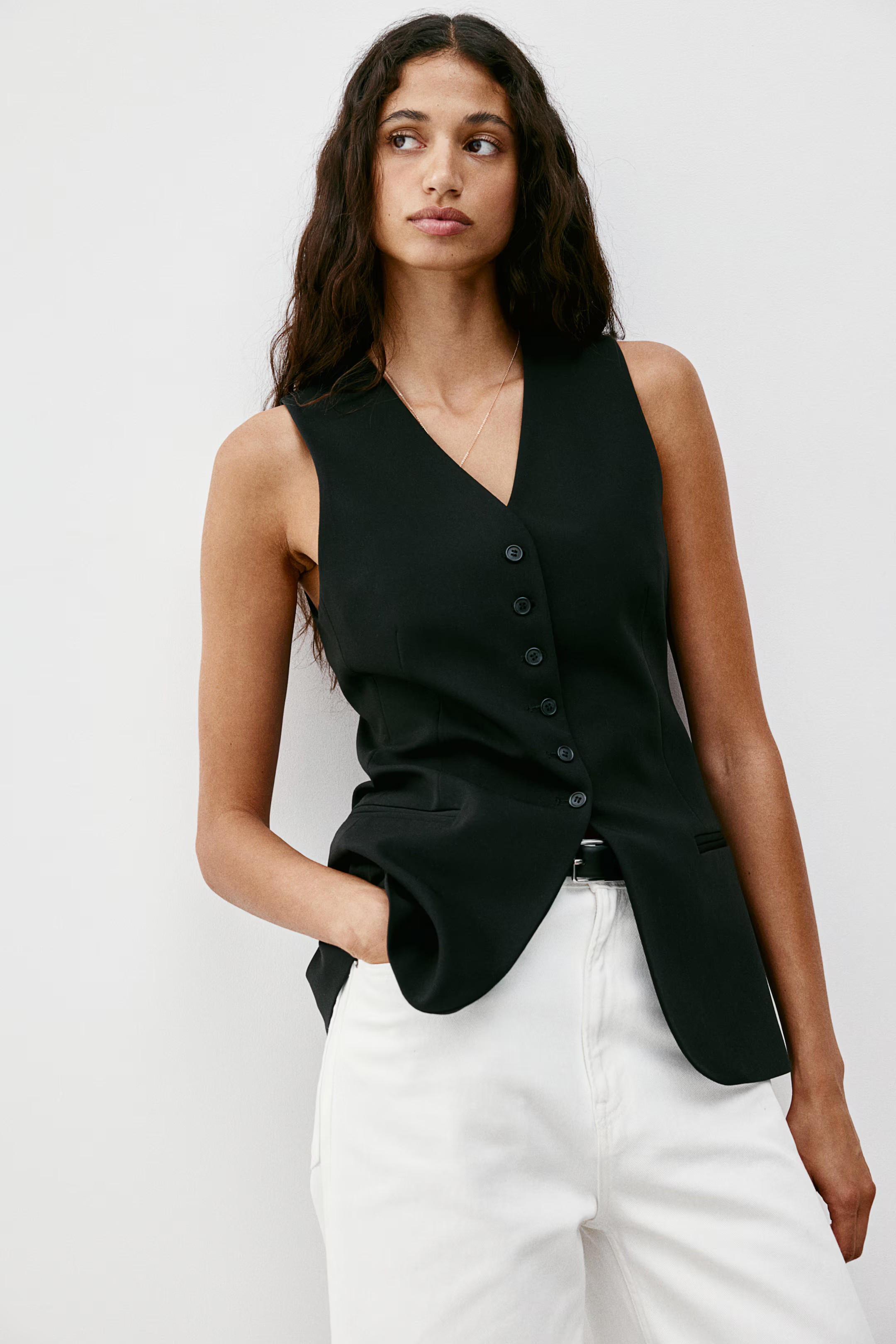 Viscose-blend suit waistcoat | H&M (UK, MY, IN, SG, PH, TW, HK)