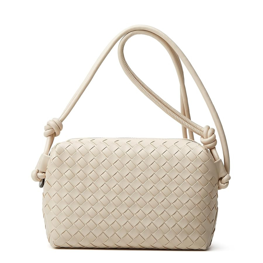 Sumrains Woven Crossbody Bags for Women: Vegan Leather Handbag - Handwoven Small Purse - Trendy S... | Amazon (UK)