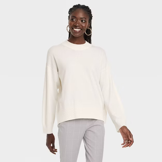Women's Fine Gauge Crewneck Sweater - A New Day™ | Target