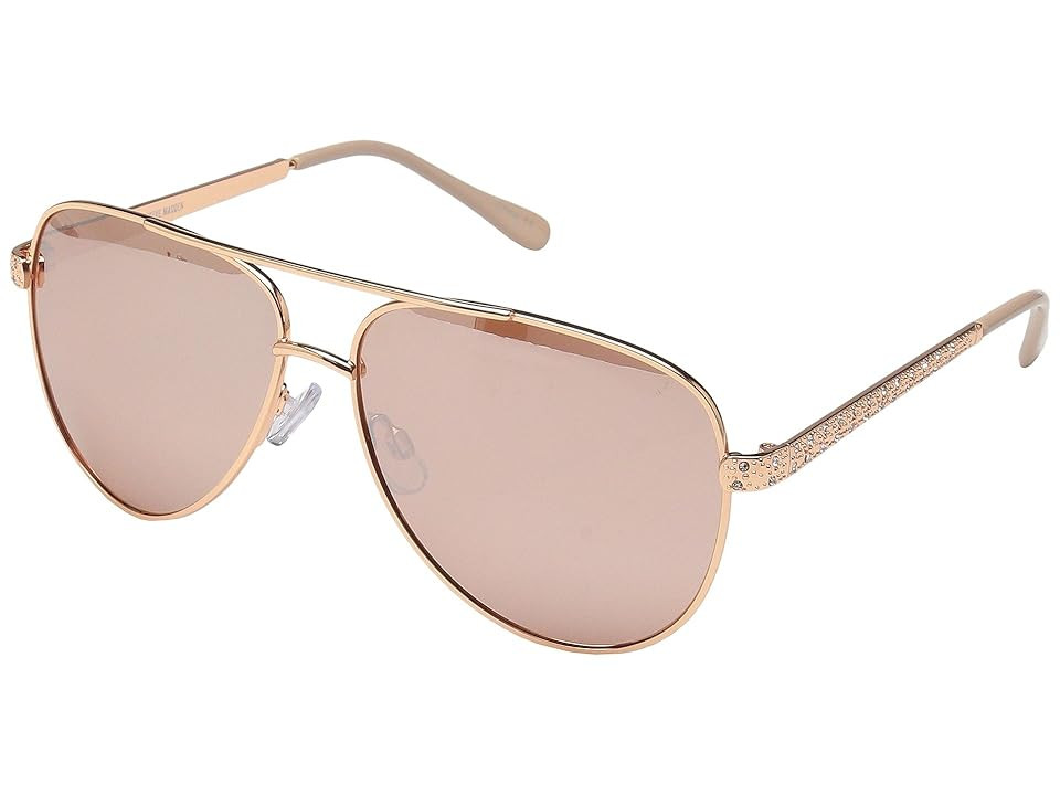 Steve Madden Celia (Rose Gold/Rose Gold) Fashion Sunglasses | Zappos