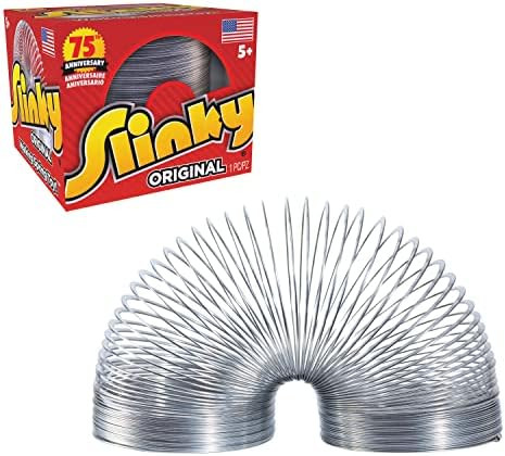 The Original Slinky Walking Spring Toy, Metal Slinky, Fidget Toys, Party Favors and Gifts, Toys f... | Amazon (US)