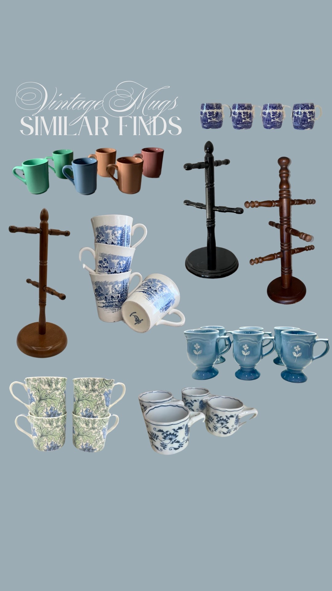 Vintage finds mug holder kitchen finds vintage mugs kitchen decor 

#LTKFindsUnder100 #LTKHome