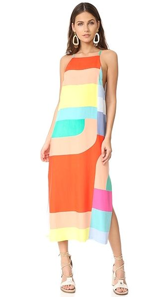 Mara Hoffman Side Slit Midi Dress | Shopbop