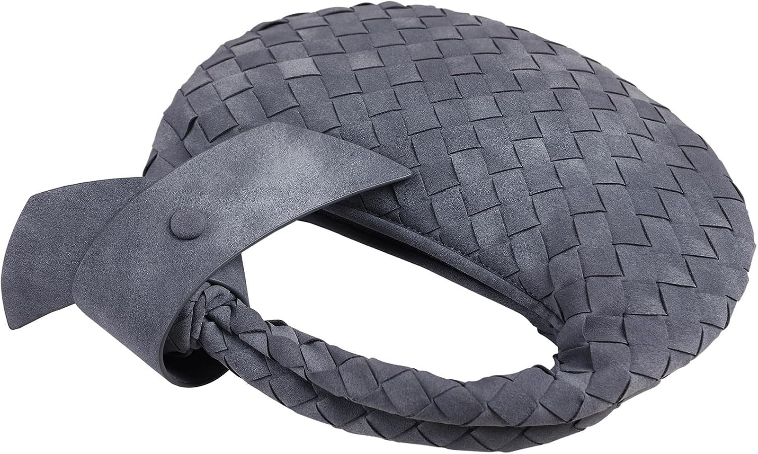 Suede Leather Woven Bag for Women, Woven Knot Clutch Bag, Woven Purse, Evening Handbag, Vegan Lea... | Amazon (US)