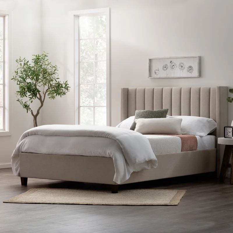 Flemings Upholstered Low Profile Platform Bed | Wayfair North America