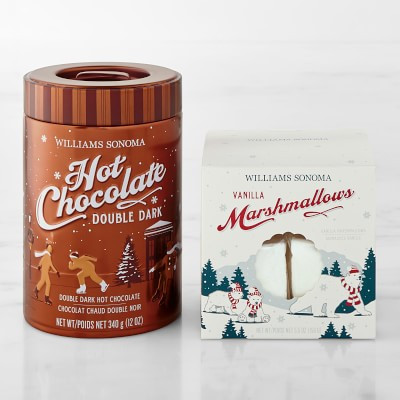 Dark Hot Chocolate & Marshmallows | Williams-Sonoma
