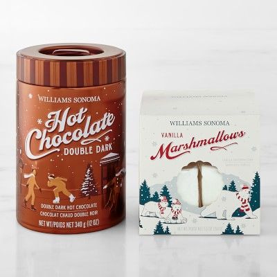 Dark Hot Chocolate & Marshmallows | Williams-Sonoma