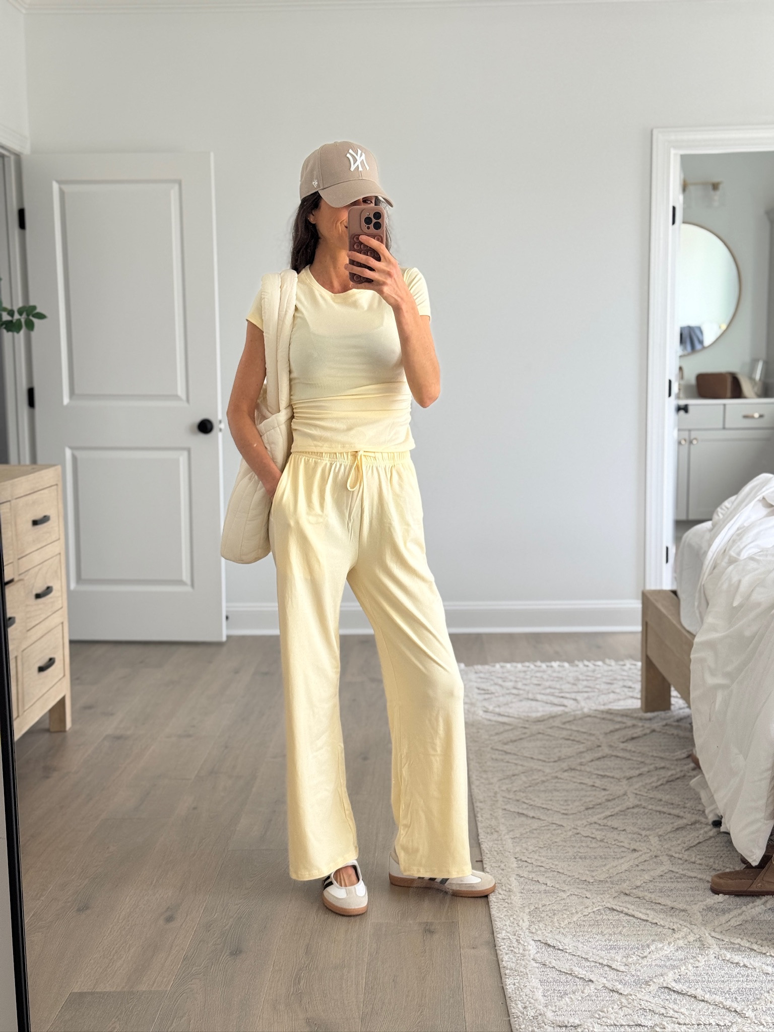 This set is the definition of easy and put together
So comfy, lightweight, and perfect for everyday wear
matching set, lounge set, wide leg pants, casual outfit, spring outfit, everyday style

#LTKSeasonal #LTKmomlife #LTKootd