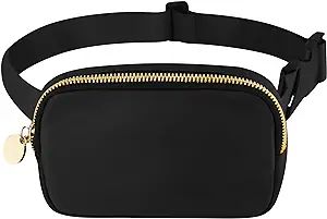 DANCOUR Black Fanny Pack Crossbody Bags For Women - Black Belt Bag For Women Crossbody - Everywhe... | Amazon (US)